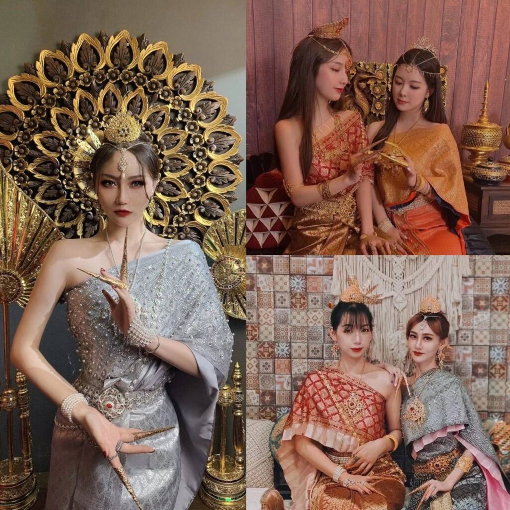 ชาวต่างชาติใส่ชุดไทย